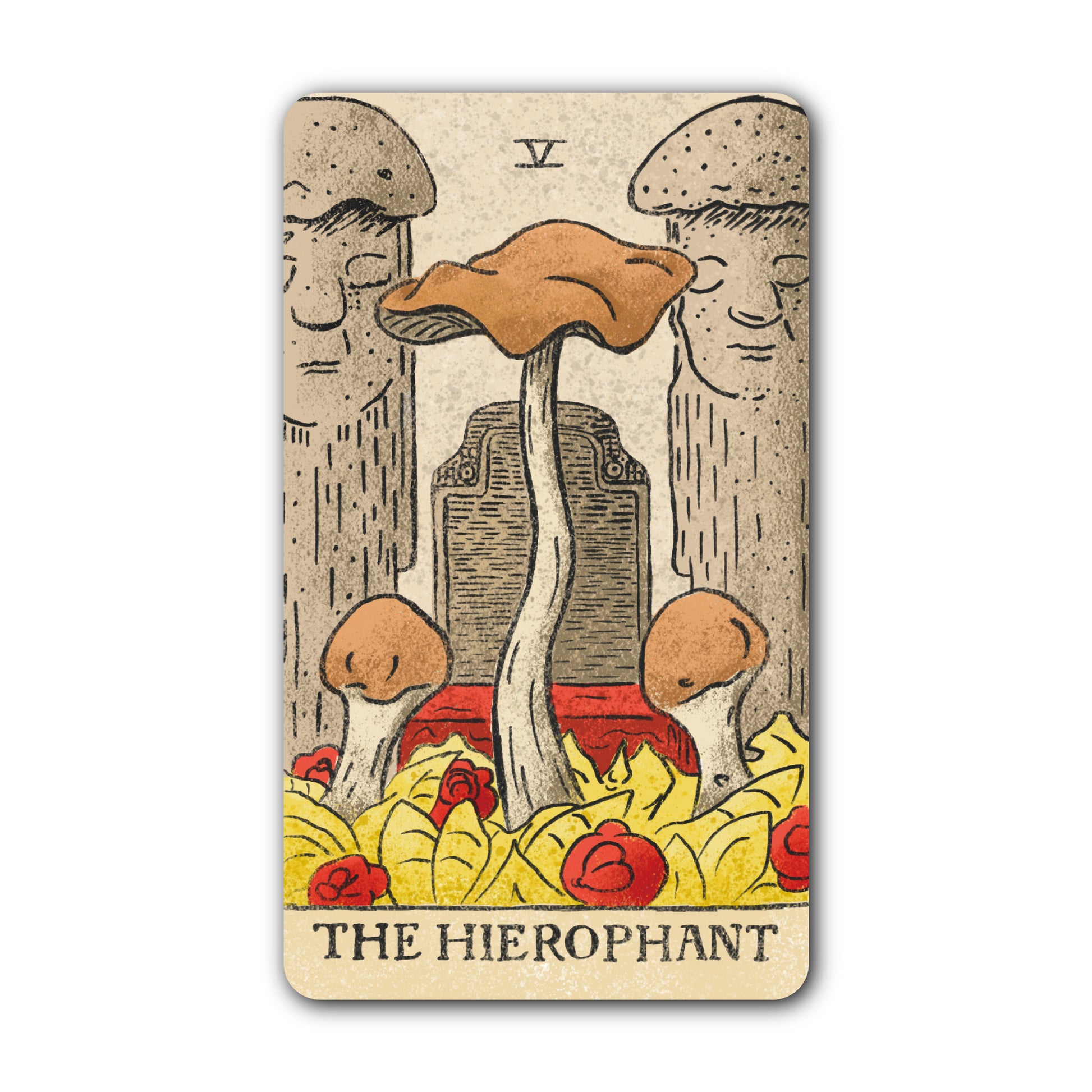 Tarot Card Sticker Sheet, tarot mystic moon eye hand potion bottle star  card sun crystal raven mushroom plant stickers